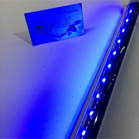 Подводная светодиодная лампа для аквариума LED Barbus голубая 42 см